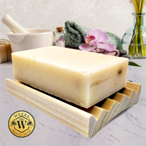 Handmade Cold Pressed Artisan Soaps- Assorted Fragrances, 4.5 oz Each - Soaps - Only $4.99! Order now at Weeks Honey Farm Fast shipping and excellent customer service.