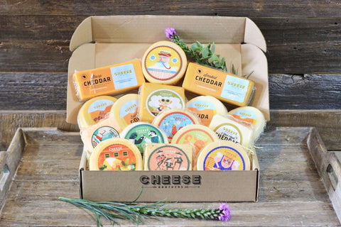 The Ultimate Wisconsin Cheese Sampler - House Cheese - Only $104.95! Order now at Weeks Honey Farm Fast shipping and excellent customer service.