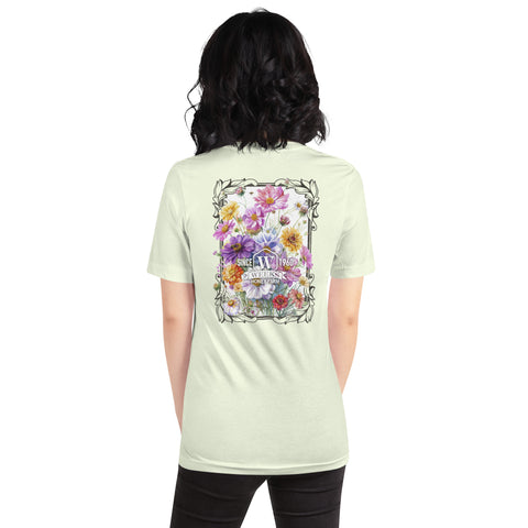 Womens Floral Wildflowers, 1960 Soft Fit T shirt - Apparel & Accessories - Only $26.69! Order now at Weeks Honey Farm Fast shipping and excellent customer service.