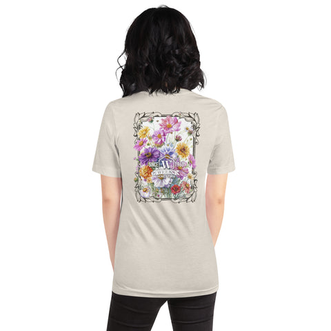 Womens Floral Wildflowers, 1960 Soft Fit T shirt - Apparel & Accessories - Only $26.69! Order now at Weeks Honey Farm Fast shipping and excellent customer service.