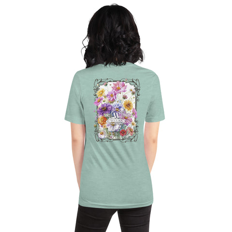 Womens Floral Wildflowers, 1960 Soft Fit T shirt - Apparel & Accessories - Only $26.69! Order now at Weeks Honey Farm Fast shipping and excellent customer service.