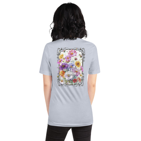 Womens Floral Wildflowers, 1960 Soft Fit T shirt - Apparel & Accessories - Only $26.69! Order now at Weeks Honey Farm Fast shipping and excellent customer service.