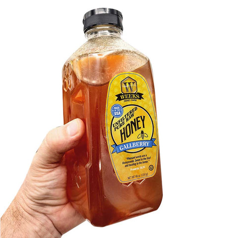 Our Best All-Natural Pure Raw Gallberry Honey - Honey - Only $7.99! Order now at Weeks Honey Farm Fast shipping and excellent customer service.