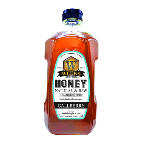 Our Best All-Natural Pure Raw Gallberry Honey - Honey - Only $7.99! Order now at Weeks Honey Farm Fast shipping and excellent customer service.