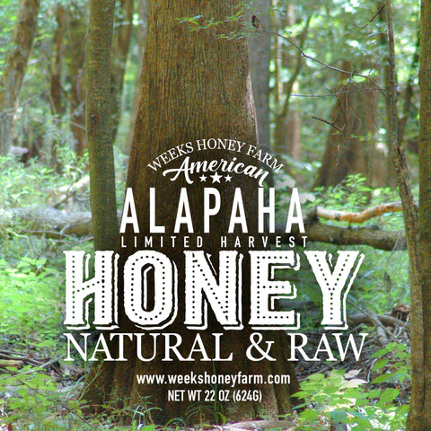 Weeks Limited Harvest Raw Alapaha Honey (Tupelo Blend) - Honey - Only $15.99! Order now at Weeks Honey Farm Fast shipping and excellent customer service.