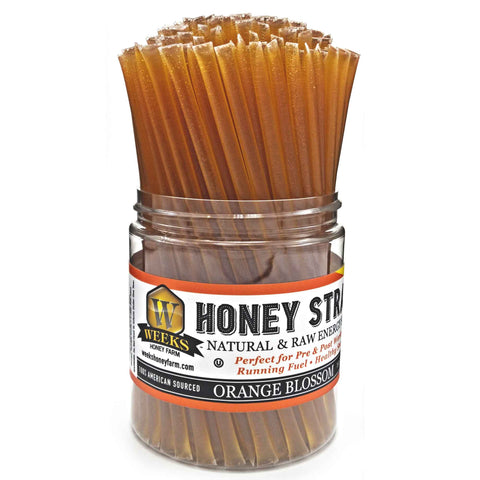 Orange Blossom Honey Straws; 150 Count - Honey - Only $44.99! Order now at Weeks Honey Farm Fast shipping and excellent customer service.