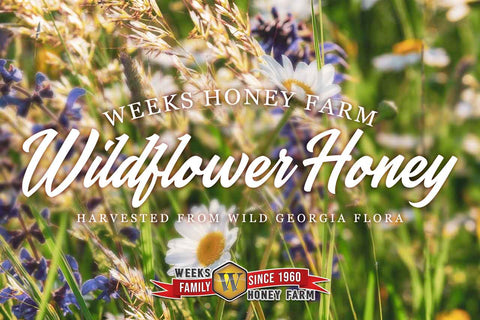 Wildflower Honey Straws; 150 Count - Honey - Only $45.99! Order now at Weeks Honey Farm Fast shipping and excellent customer service.