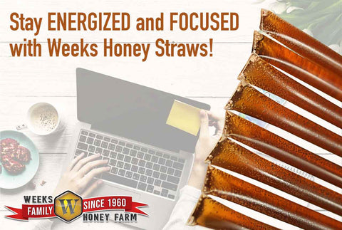 Orange Blossom Honey Straws; 150 Count - Honey - Only $44.99! Order now at Weeks Honey Farm Fast shipping and excellent customer service.