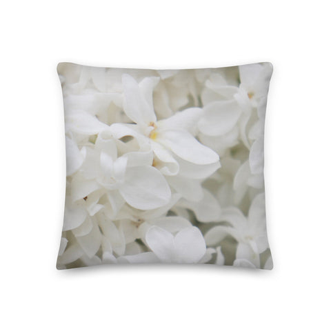 White Lilac and Tartan | Premium Pillow - Home & Garden - Only $25! Order now at Weeks Honey Farm Fast shipping and excellent customer service.