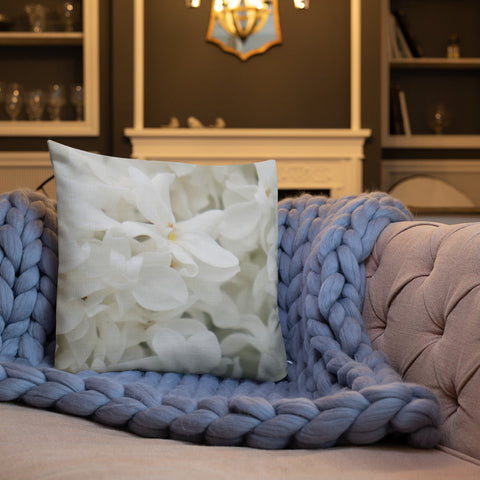 White Lilac and Tartan | Premium Pillow - Home & Garden - Only $25! Order now at Weeks Honey Farm Fast shipping and excellent customer service.